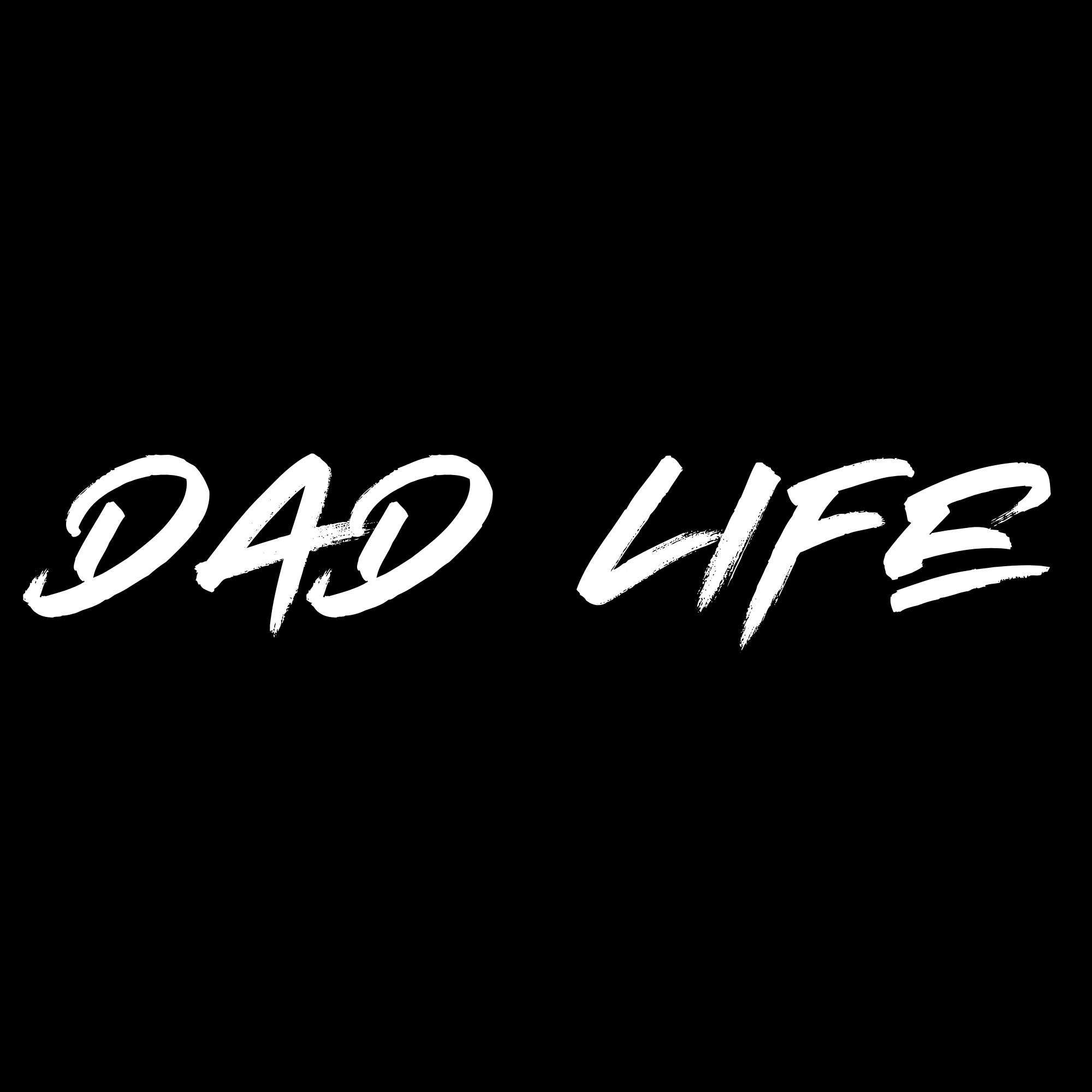 DAD LIFE - left pocket market text